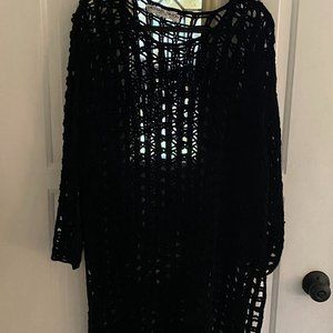 Vintage Rare Michael Simon Crochet Cover-up or dress O/S